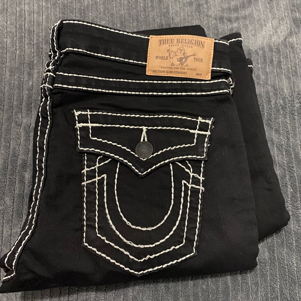 Women True Religion Straight Leg Jeans